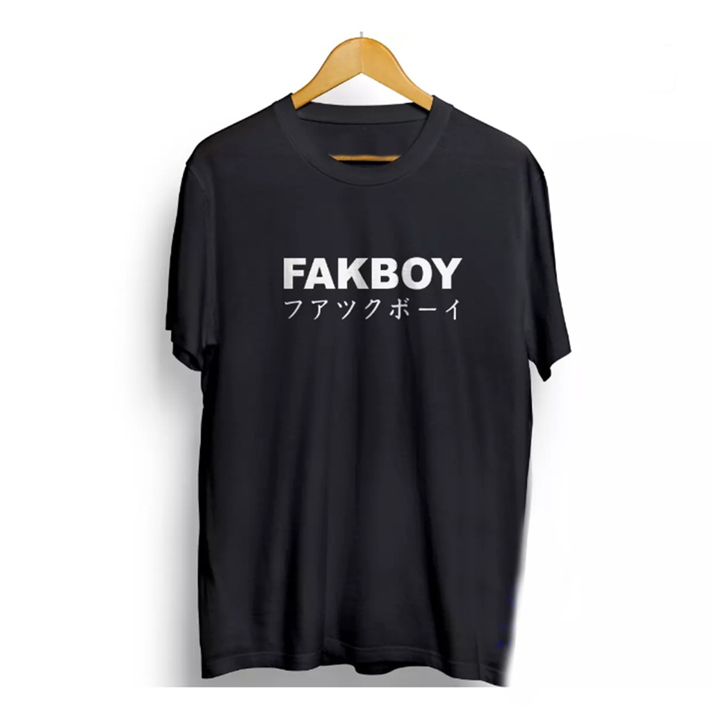 Kaos Baju Fakboy Jepang atau Fakboy Japan Kualias Premium Bahan 100% Asli Katun
