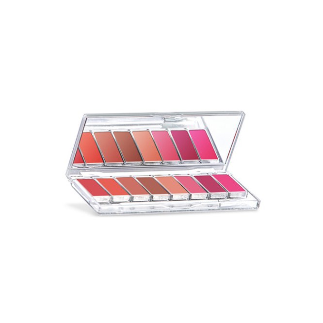 Wardah Lip Palette 8 in 1 Paket 8 Warna Lipstick dalam 1 Kemasan