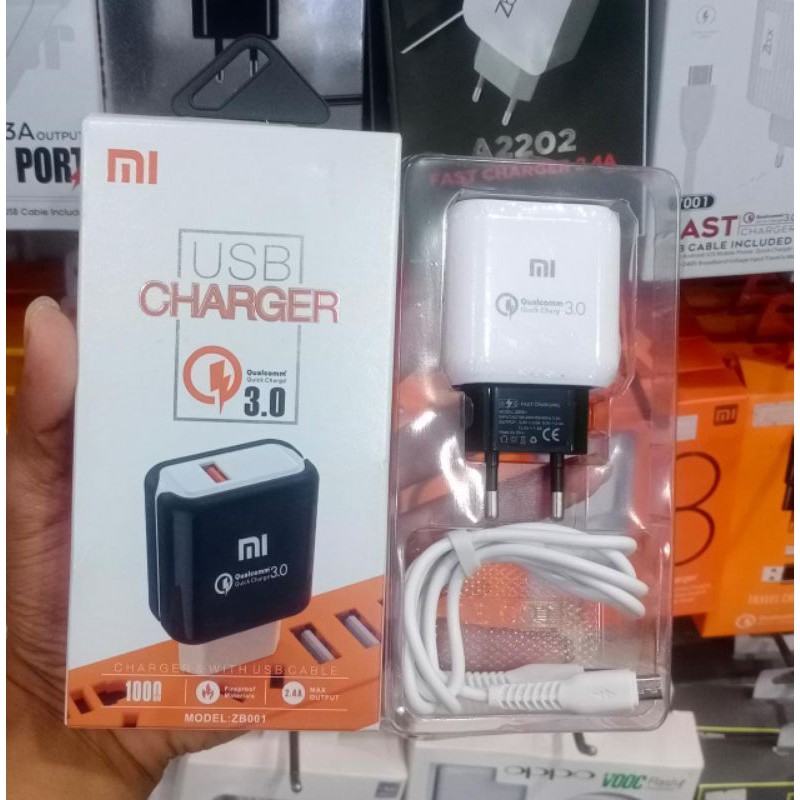 Charger Zbox ZB-001 Xiaomi Micro Usb Fast Charging
