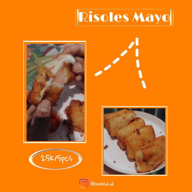 

RISOLES FROZEN MOZZARELA & MAYO ISI 5 PCS | oneed.id