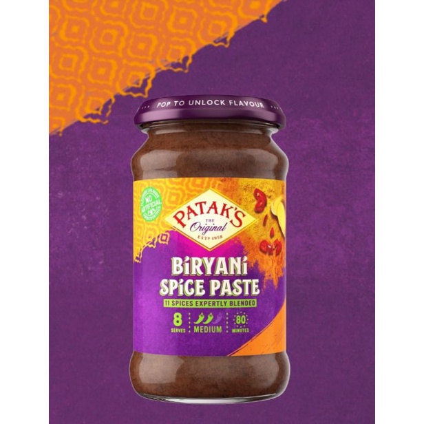 

Patak's Biryani Spicy Paste 283gr