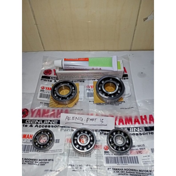 Jual Bearing/Laher 5 pcs Gigi rasio Mio M3/Soul GT 125/Fino fi 125/X