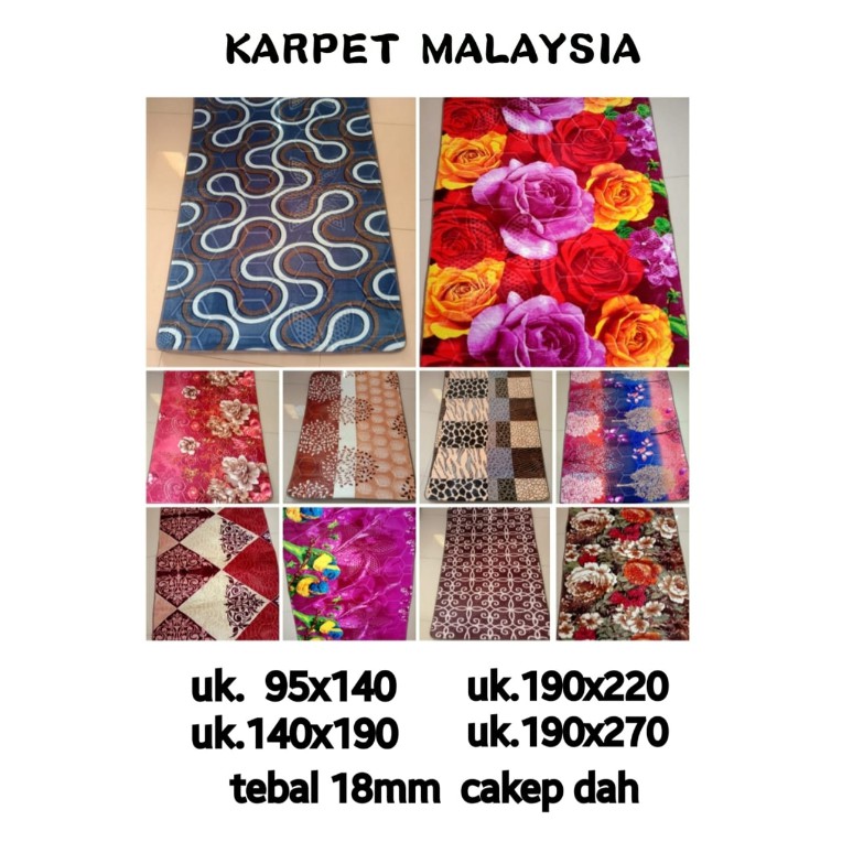 KARPET MALAYSIA 190X270