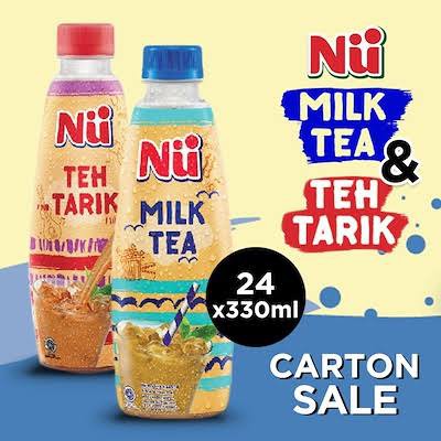 Jual Nu Milk Tea 330 Ml / 24 Pcs Dan Nu Teh Tarik 330 ml /24 Pcs ...