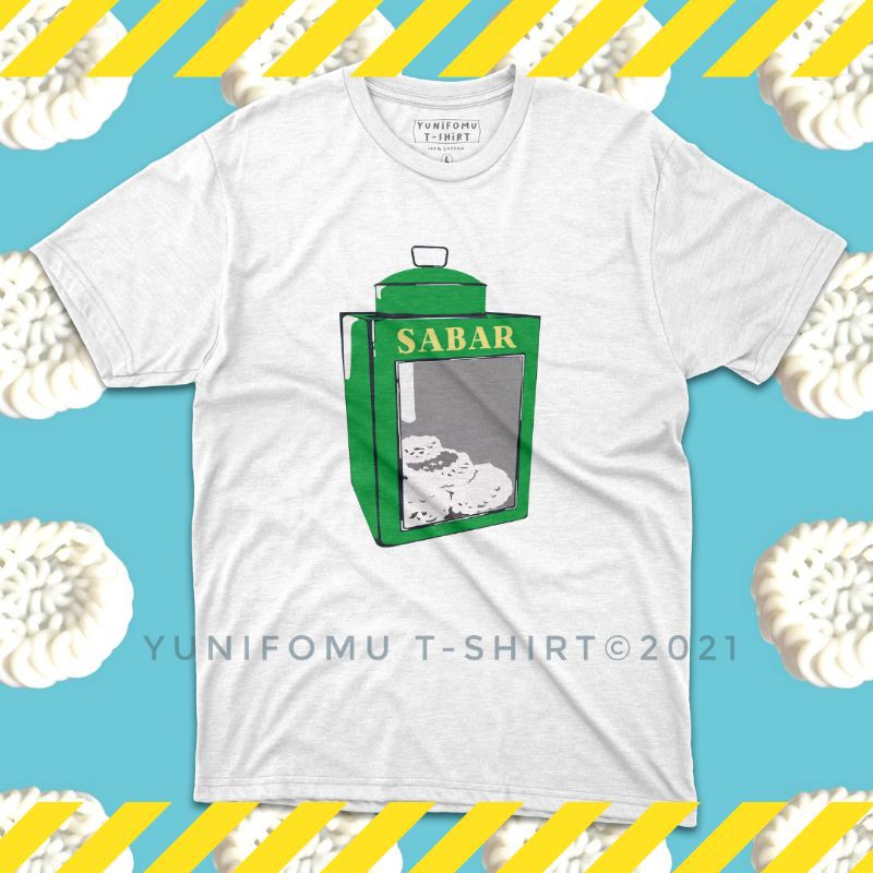 KAOS CUSTOM SATUAN GAMBAR KALENG KERUPUK COMBED 30s BAHAN KATUN