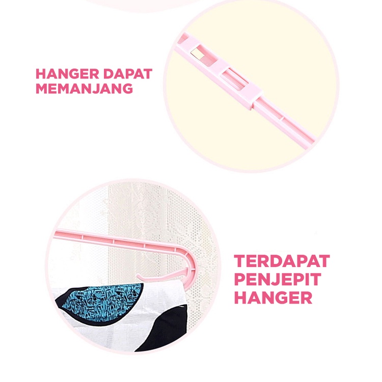 Gantungan Tarik Hanger Handuk Lebar / Gantungan Tarik Hanger Sajadah