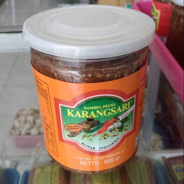 

Sambel Pecel Karangsari 600 gram