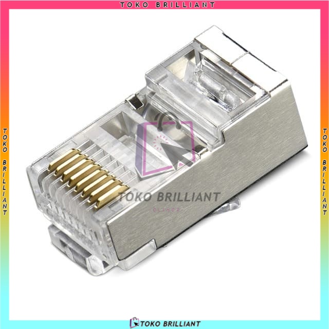 Konektor RJ45 Cat6 Connector Original 50 pcs / 100 pcs [BISA COD]