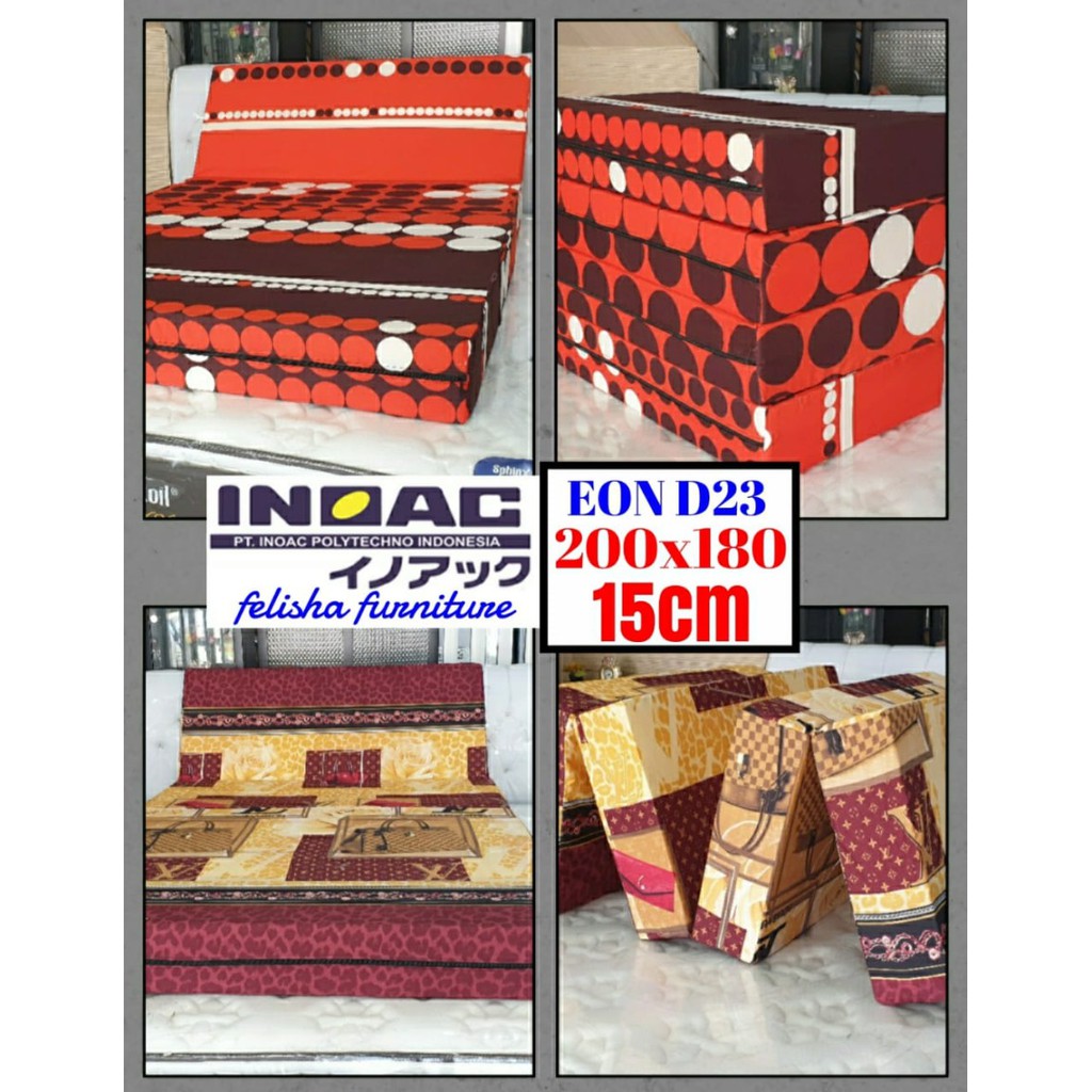 Kasur Busa Lipat INOAC EON D23 Original 200x180x15cm