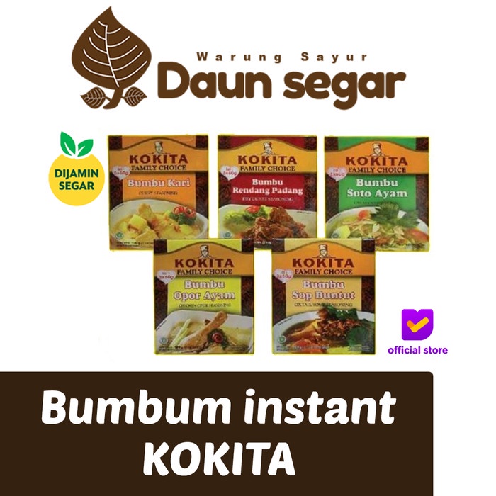 

Bumbum Instant KOKITA bumbum kari rendang padang opor ayam soto ayam sop buntut