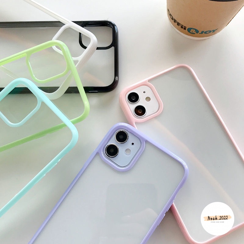 Casing Soft Case Silikon Transparan Untuk iPhone 13 12 11 Pro MAX X XR XS MAX 6 6s 7 8 Plus SE