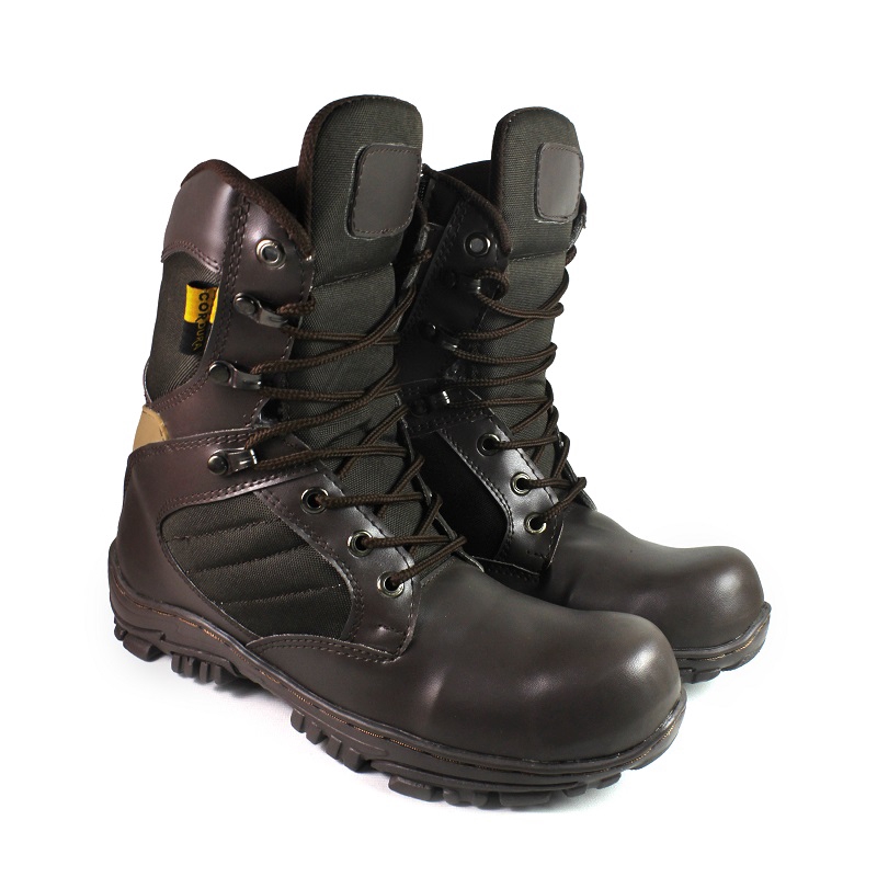 Sepatu Pria DELTA Cheap Coklat Pdl Tracking Boots Safety Ujung Safety
