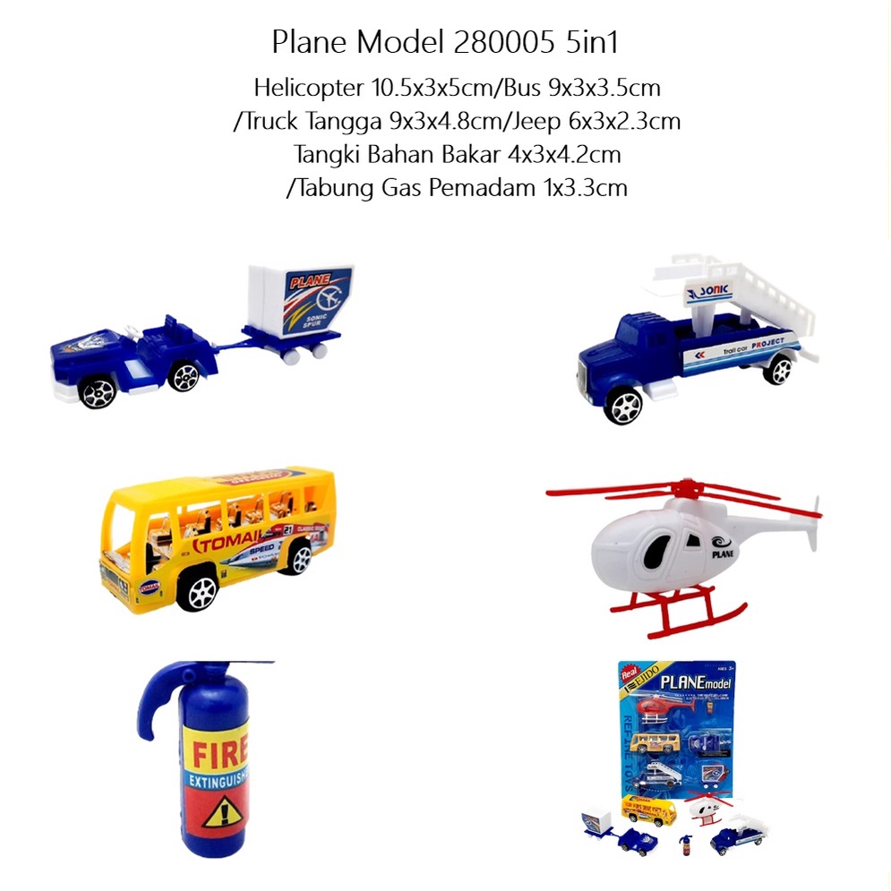 Mainan Anak Plane Model 280005 5in1