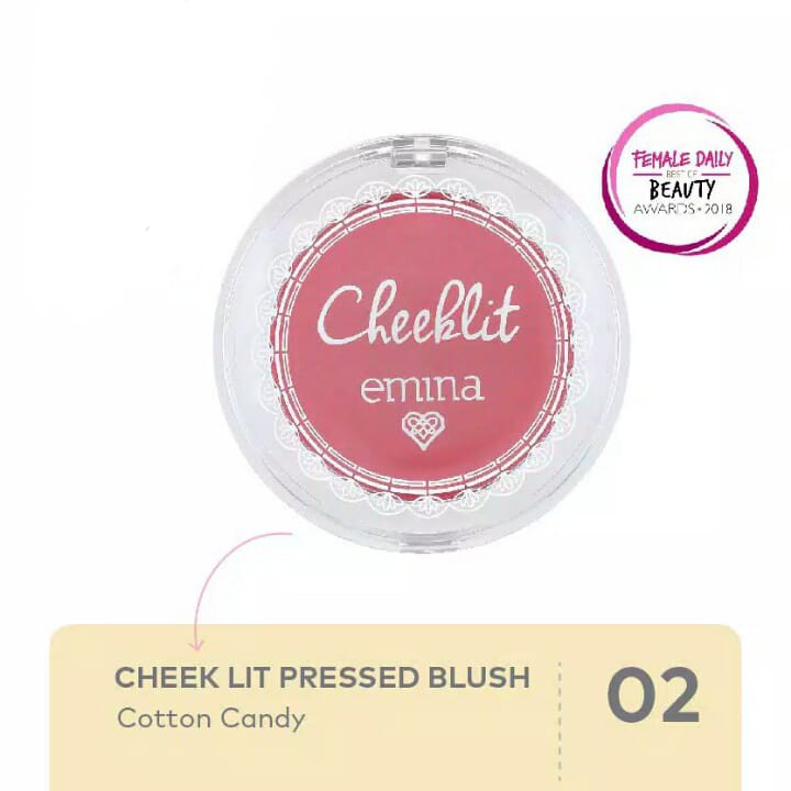 Emina Cheek Lit Pressed Blush 3.5 g ~ Original