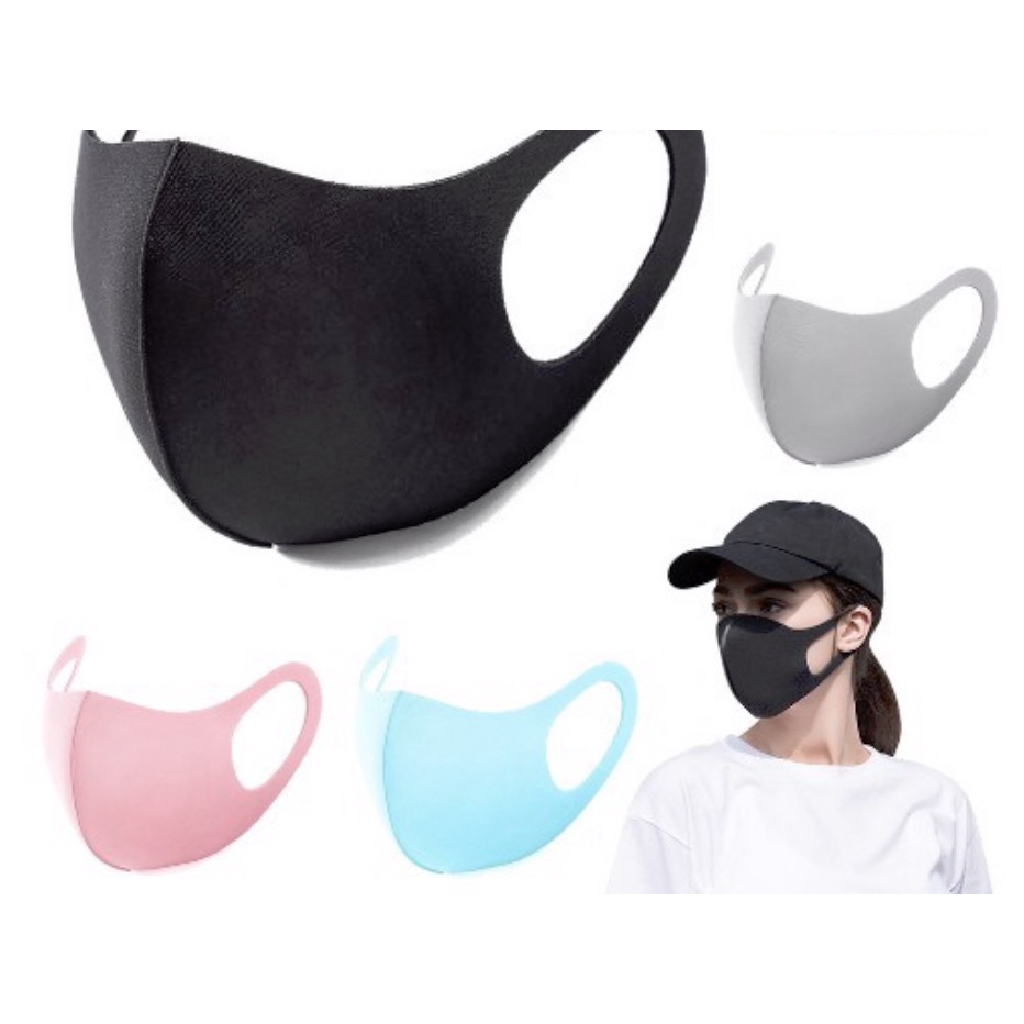 [COD] Masker Fashion Artis Korea Masker Scuba Hijab Tali Oxford