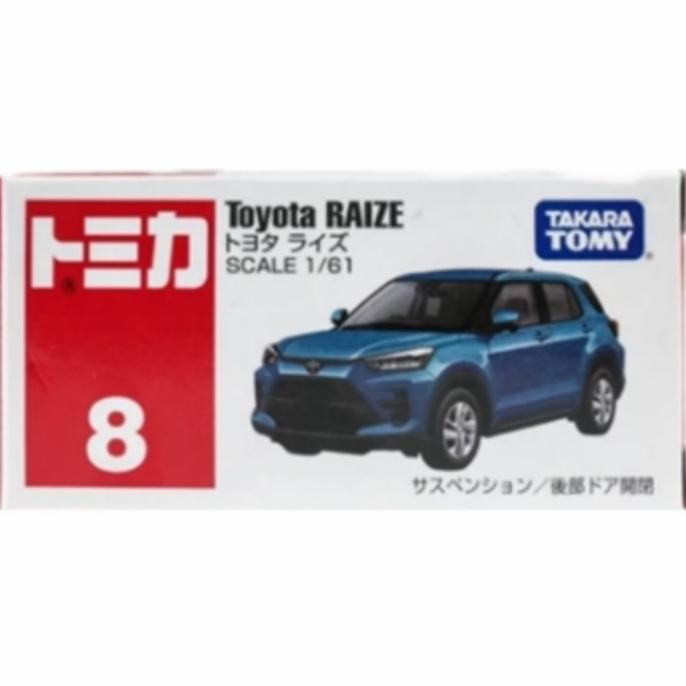 DIECAST TOMICA NO 8 TOYOTA RAIZE TERBAIK