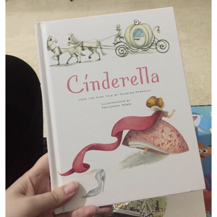 [Buy1Get1] Buku dongeng bahasa inggris import (original)-Cinderella hardcover
