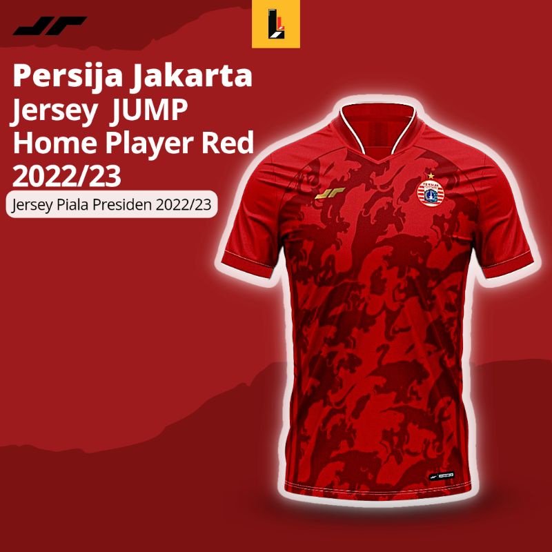 Jual Apparel Juara - Jersey Original Persija JUMP Player Home Red 2022 ...