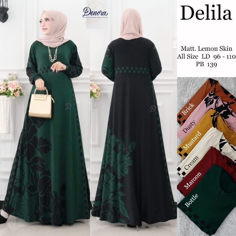 Belinda Maxy - Gamis Wanita Lemon Skin Size XL-XXXL-5L / Vectora Maxy / R.16 - 037-3974 / R.20 - 033-5017 / R.17 - 038-5149