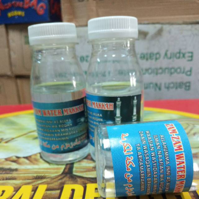 Botol kosong zam zam 80ml tutup segel per 25pcs