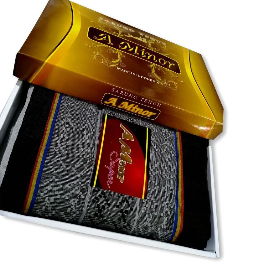 ☺ [] sarung dewasa rajut motif songket wadimor bhs atlas mangga gajah duduk hitam abu biru merah ❇