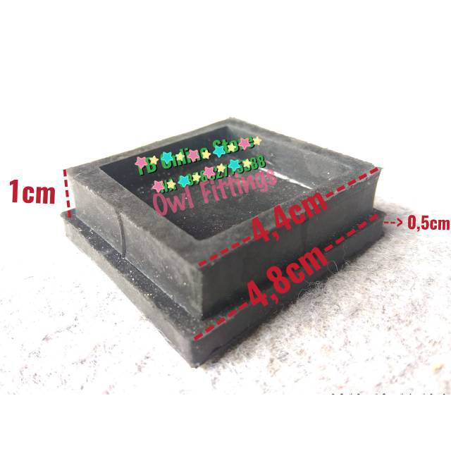 Karet Alas Kaki Kursi Meja Rak Hollow Kotak 2 Inch 5 cm x Karet Alas Kaki Kursi Meja Rak Hollow Kotak 2 Inch 5 cm x