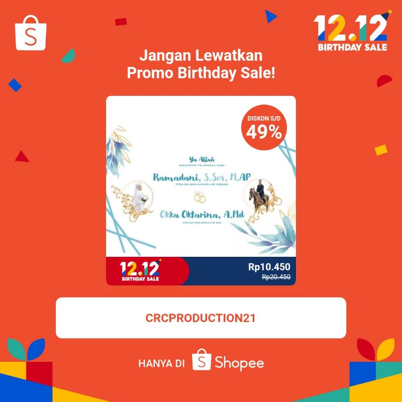 Undangan Digital Video Pernikahan Cantik | Undangan Digital Video Pernikahan Rustic | Video Undangan