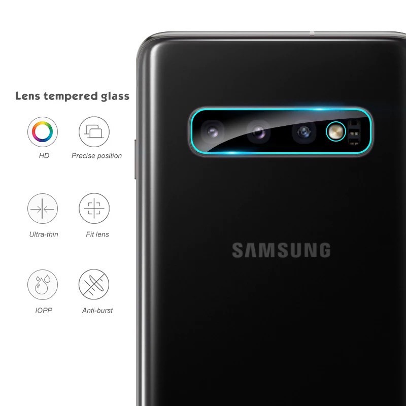 Tempered Glass Camera Samsung S10 S10+ PLUS S10E Antigores Kamera Samsung Screen Protector Camera