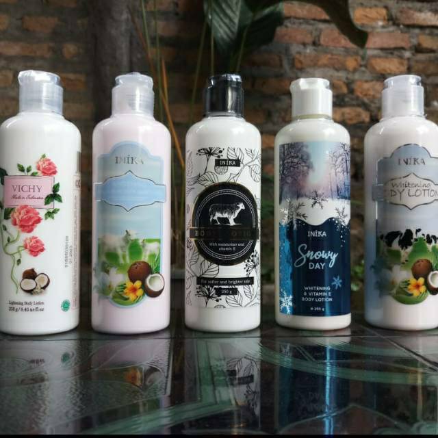 INIKA whitening body lotion