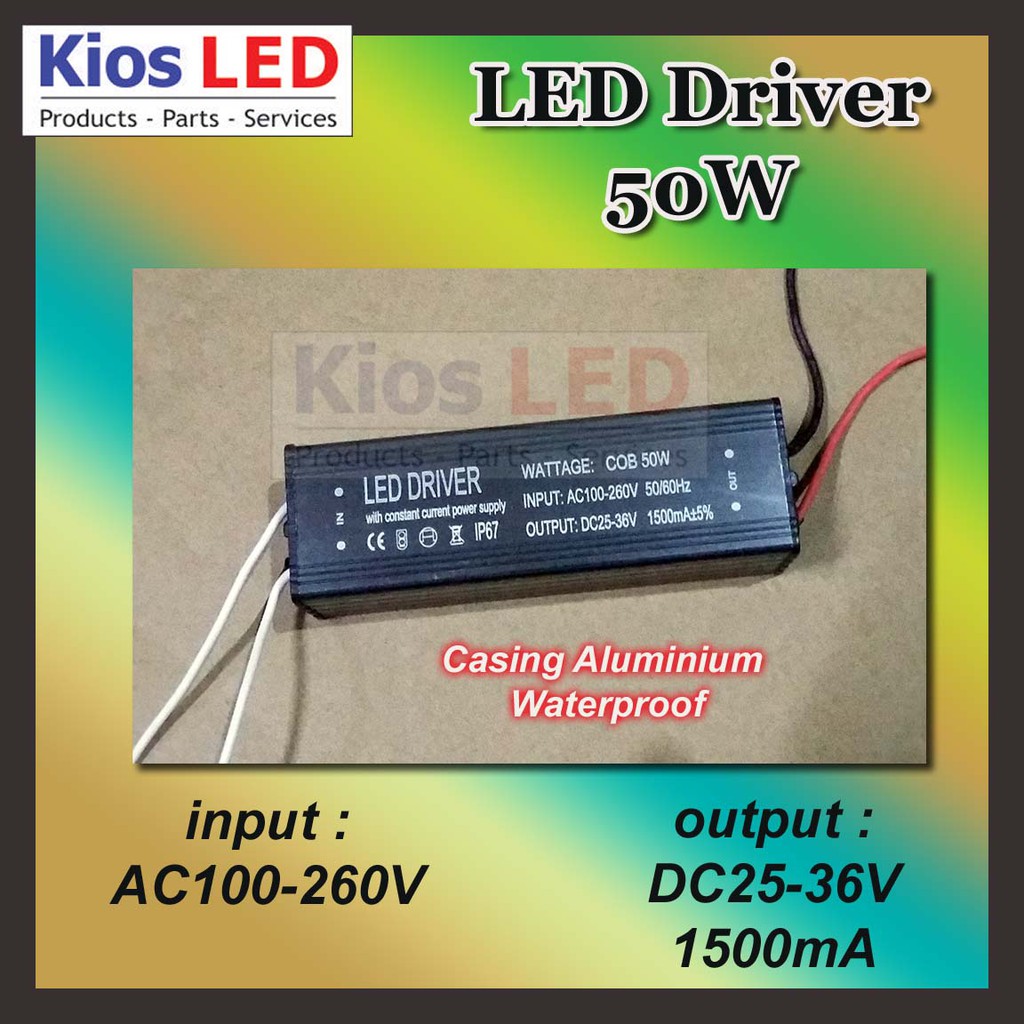 LED Driver 50w COB Waterproof