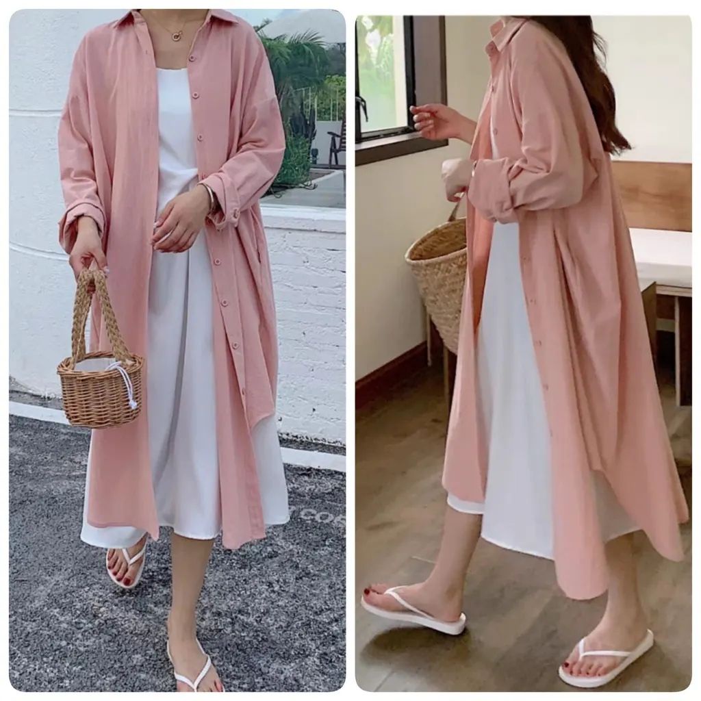 TAZKIA LONG SHIRT HS CRINKLE AIRFLOW LD 112 CM PB 103 CM  BAJU ATASAN WANITA TUNIK WANITA TERBARU BLOUS EWANITA TERBAUR MODEL SIMPLE DAN ELEGAN BAJU  BLOUSE TERBARU 2022