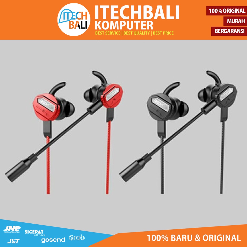 Earphone Gaming REXUS VONIX ME-3 Dual Microphone | ITECHBALI