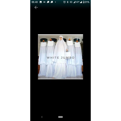 Mukena putih JUMBO