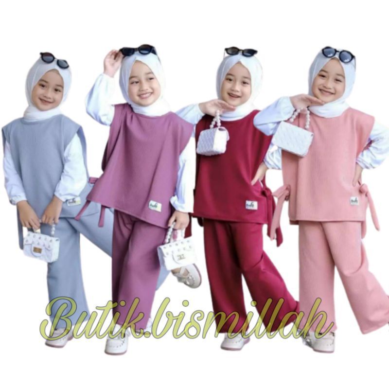 CHIKA SET BAJU ANAK PEREMPUAN READY UKURAN (4-8tahun) BAJU CANTIK ANAK