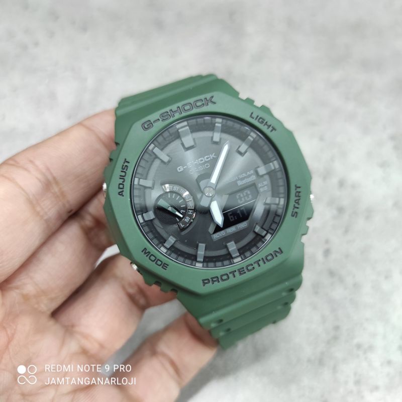 JAM TANGAN PRIA G-SHOCK GA-B2100-3A NEW GA B2100 CARBON CORE ORI