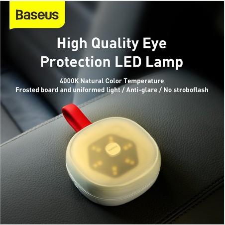 Baseus In Car Solar Reading Lamp Eye Protection Lampu Baca Mobil LED