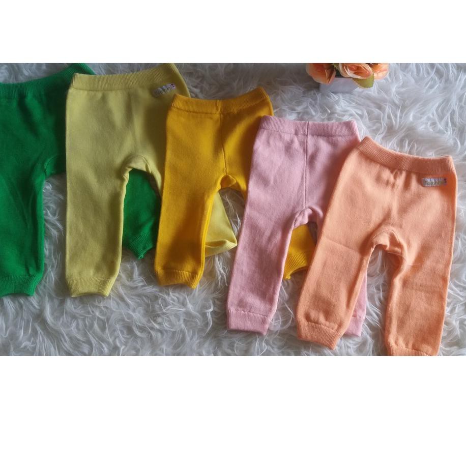 Z_298 legging polos bayi newborn/celana legging bayi unisex/ legging anak rajut H77