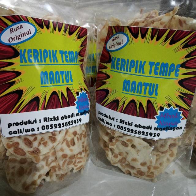 

Kripik tempe mantul