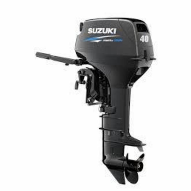 Suzuki 40 Hp 2Tak Dt40Wl Mesin Tempel Kapal Handle