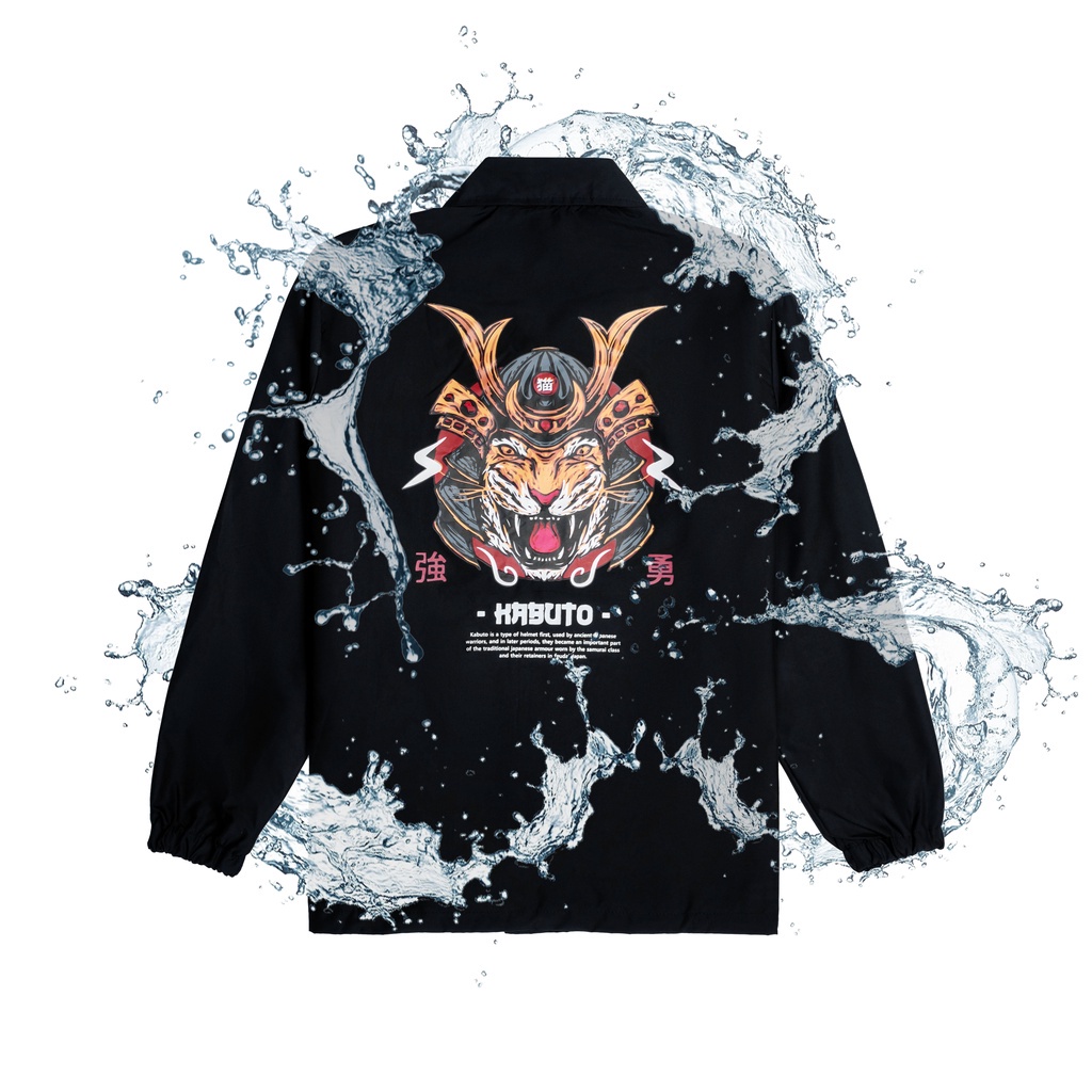 Promo jaket coach pria big size L XL XXL waterproof anime jepang Kabuto series kualitas import jaket cowok anti air original distro jaket casual