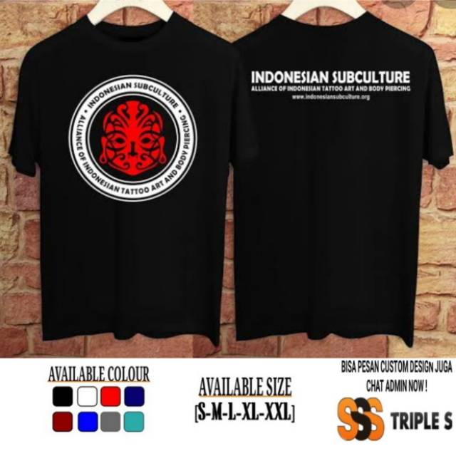 KAOS INDONESIAN SUBCULTURE ALLIANCE TATTOO ART