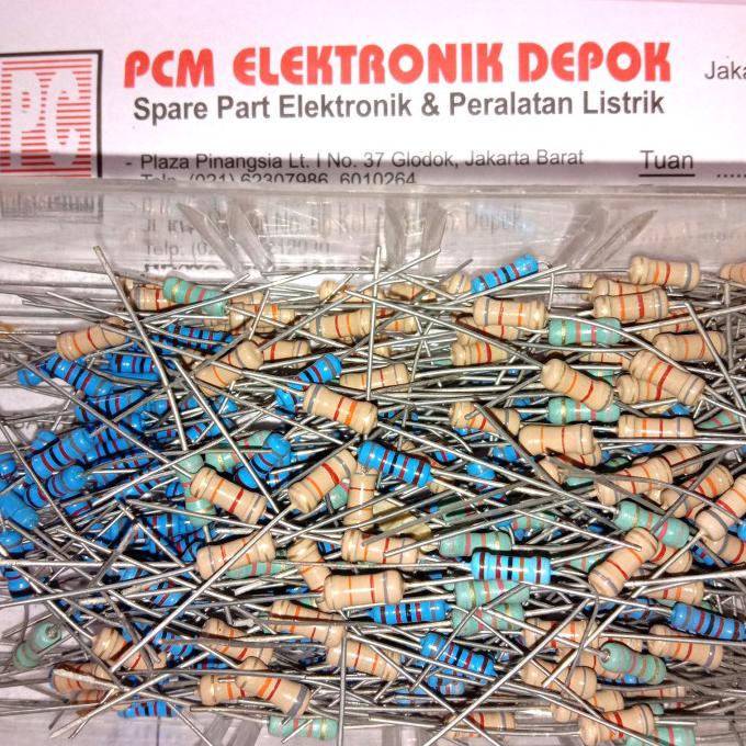 R 82K Ohm 82 Kohm 1/2W 1Pax Isi 500Pcs Pcmelebik54