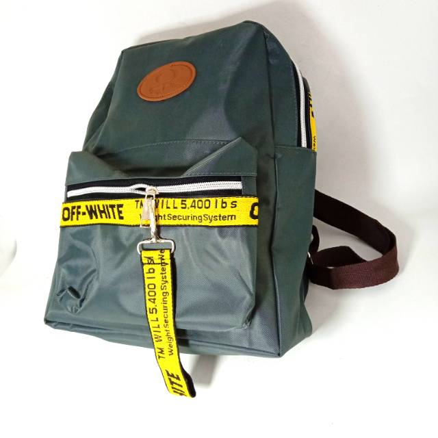 Tas backpack off-white