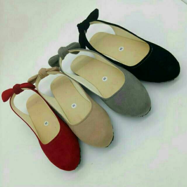 

Flatshoes pita belakang candy