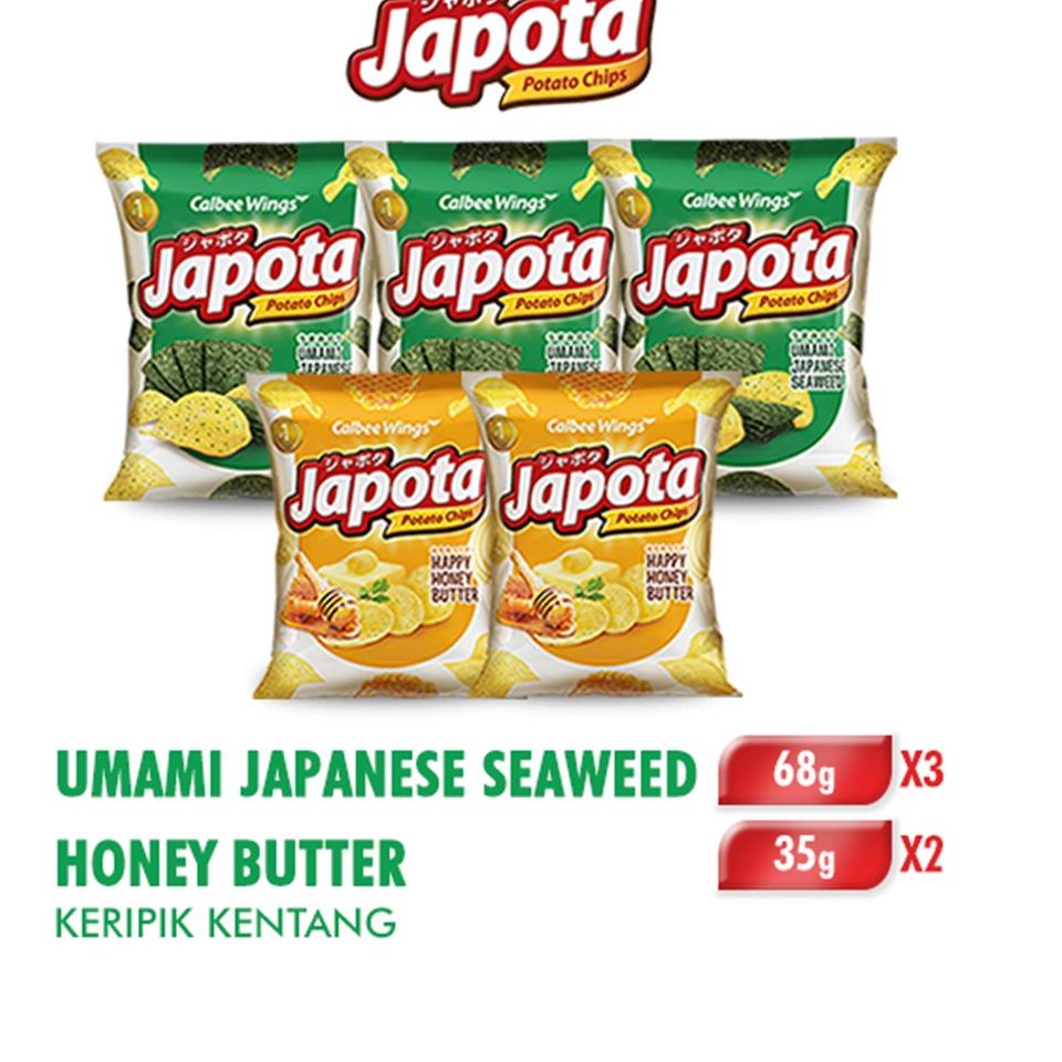 

vnii Japota Umami Seaweed 68 gr (3 pcs) + Japota Honey Butter 35 gr (2 pcs) m47➸