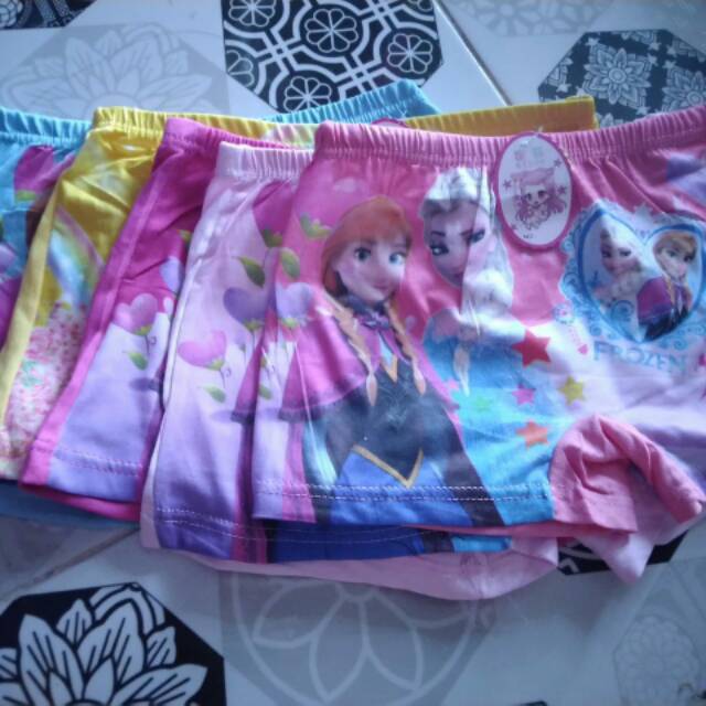 Celana dalam anak cewek frozen/boxer anak cewek FROZEN LOL PRINCESS/happy girl/frozen/ana/elsa/celan