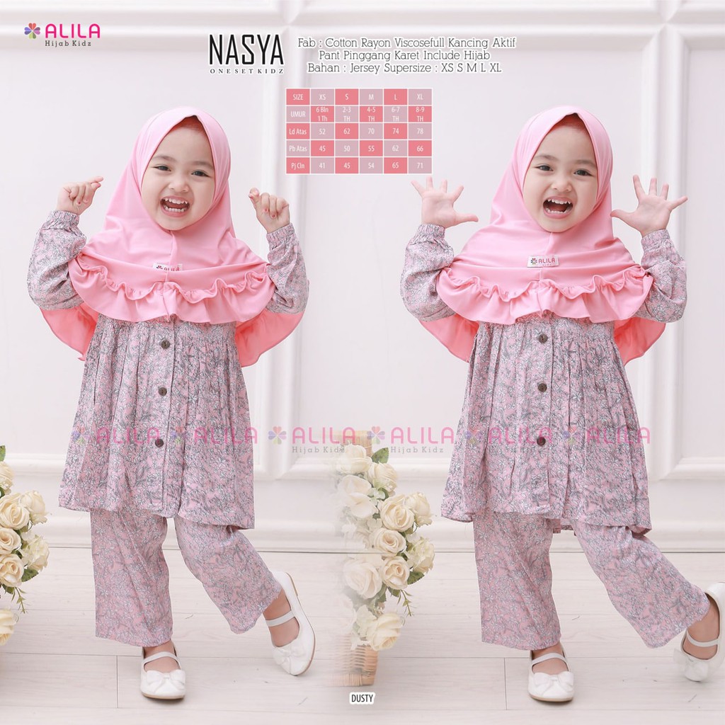 NASYA One Set Kids by Alila Hijab Setelan Anak Muslim