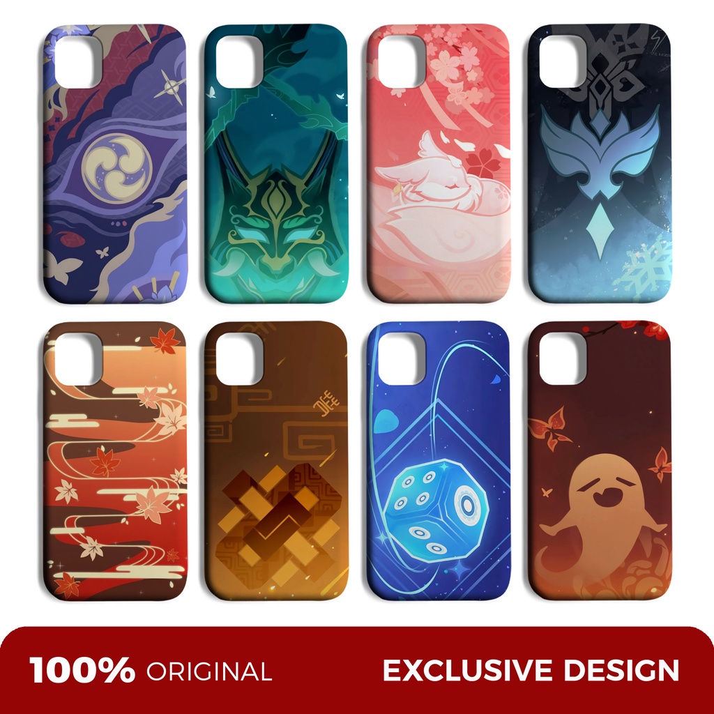 Custom Case Namecard Genshin Impact Untuk Iphone Samsung Xiaomi Oppo Infinix dll Kenichan