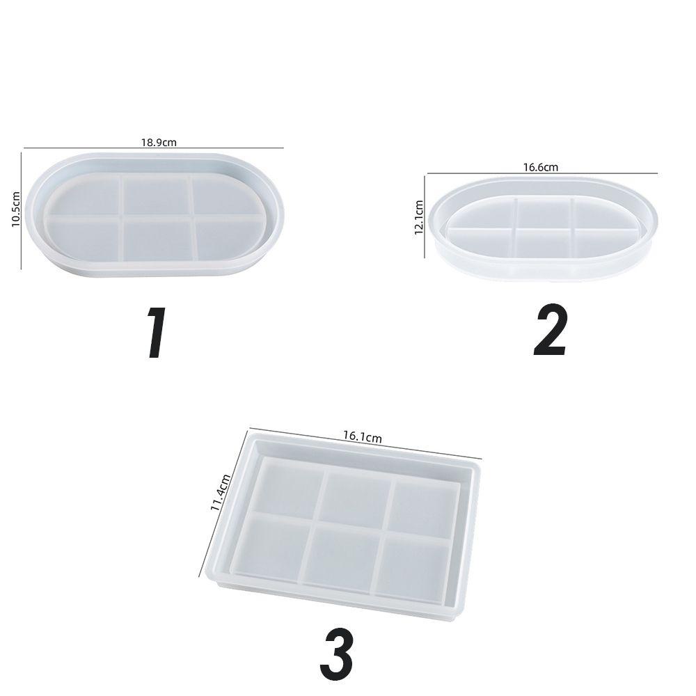 Cetakan Nanas Oval Persegi Panjang Cup Mat DIY Holder Storage Organizer Silicone Mold