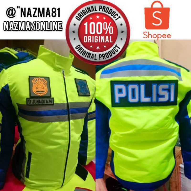 JAKET LANTAS BERKUALITAS FULL LOGO/ JAKET PATWAL JAKET WATERPROOF JAKET OUTDOOR JAKET HIGH QUALITY